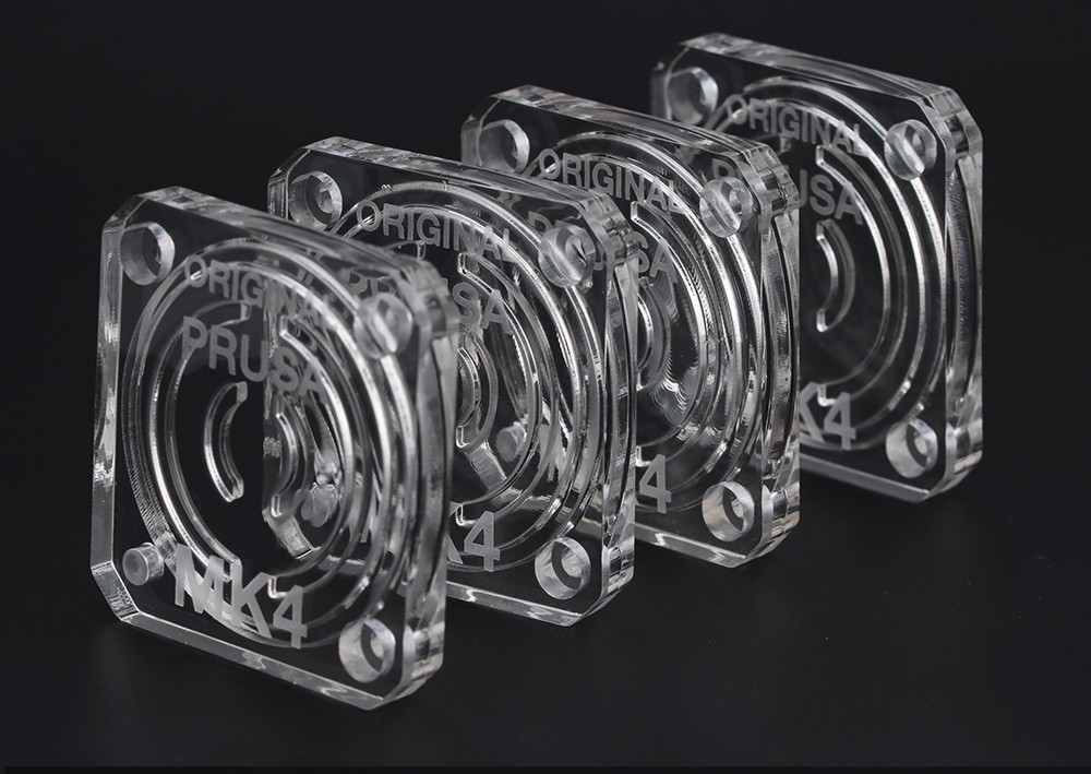 Trianglelab Transparent Gearbox Cover for Prusa MK4 - Text Version