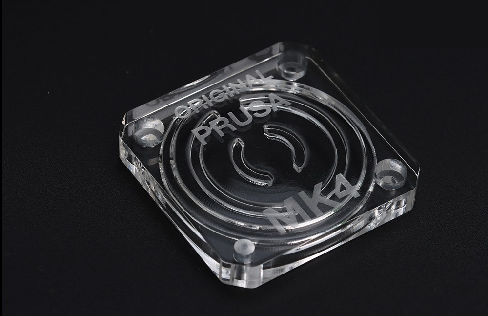 Trianglelab Transparent Gearbox Cover for Prusa MK4 - Text Version