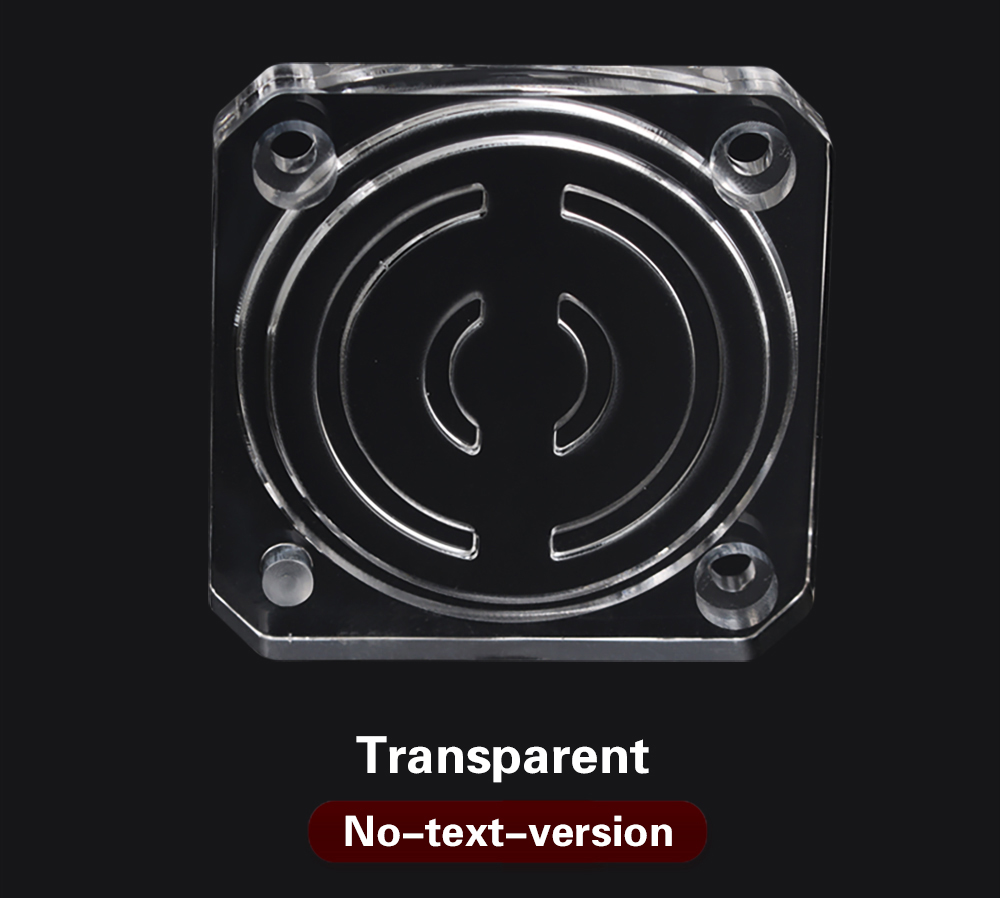 Trianglelab Transparent Gearbox Cover for Prusa MK4 - Text Version