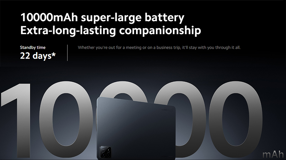 Xiaomi Pad 6S Pro 12.4'' Tablet, 3048*2032 144Hz LCD Screen, Snapdragon 8 Gen 2 CPU, 16GB RAM 1TB ROM, WiFi 7 Bluetooth 5.3, 50MP Main Camera + 32MP Front Camera, 10000mAh Battery, Supports NFC Tag - Black, Chinese Version