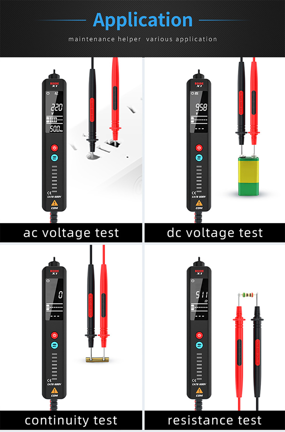 Bside X Intelligent Voltage Detector No Batteries