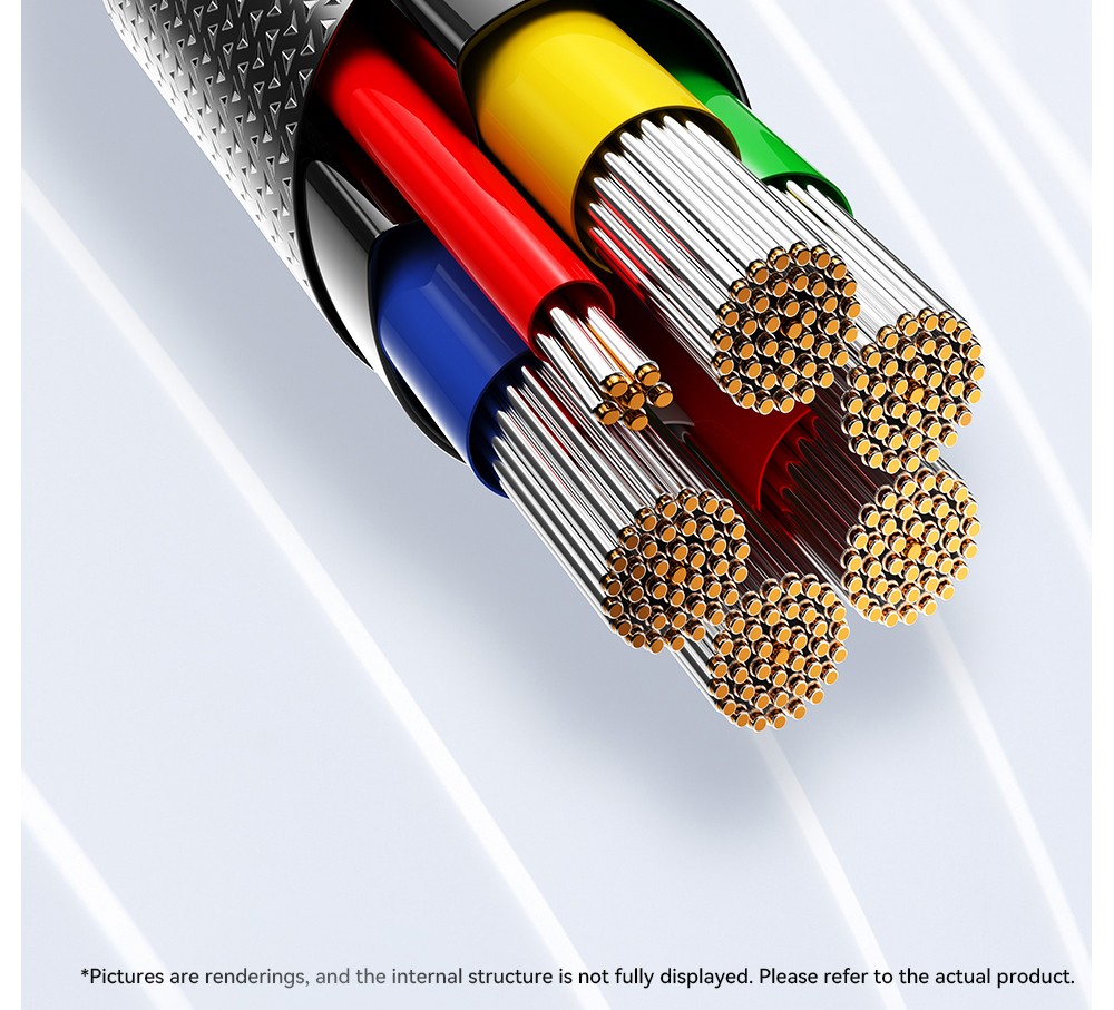 ESSAGER 100W 7A USB-A to Type-C Charging Cable, USB2.0 480Mbps, Magnetic Adsorption, Flexible Adjustment, E-Marker Chip, 1m