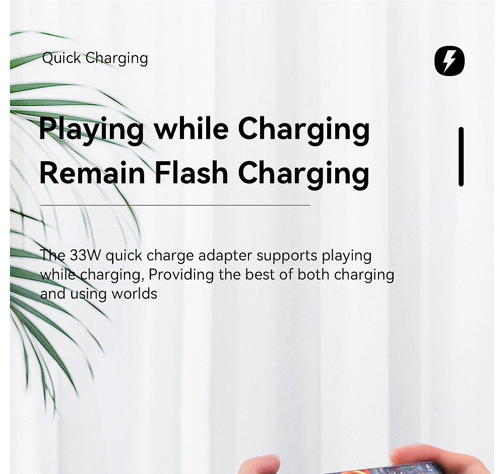 ESSAGER 33W GaN USB C Charger, 2 Ports, Digital Display, Fast Charging, Black - EU Plug