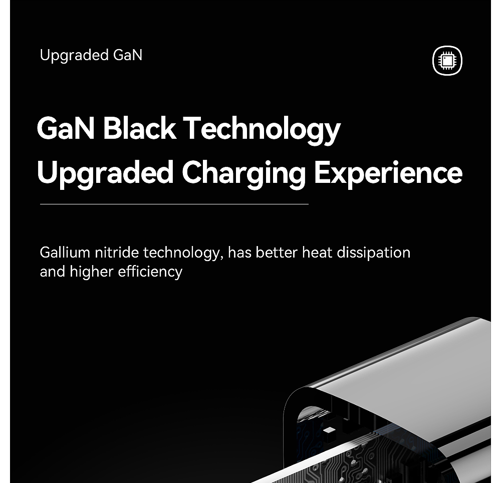 ESSAGER 33W GaN USB C Charger, 2 Ports, Digital Display, Fast Charging, White - EU Plug