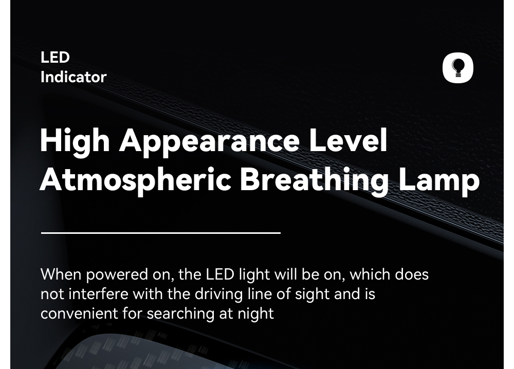 ESSAGER 54W Car Charger, USB-A+Type-C 2 Ports, PD Quick Charging, Ambient Light, Intelligent Chip - Gray