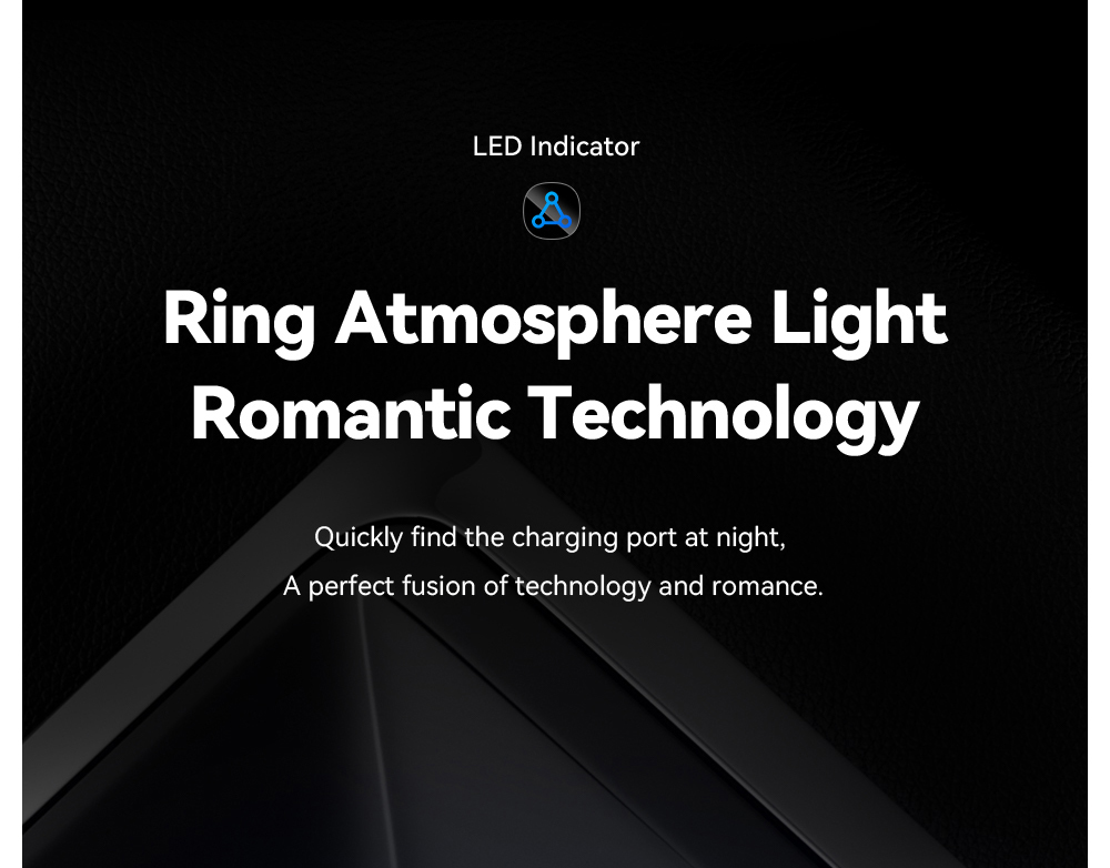 ESSAGER 70W Car Charger, 2 USB-A+2 Type-C, PD Quick Charging, with Colorful Ambient Light, for 12-24V Vehicles - Black