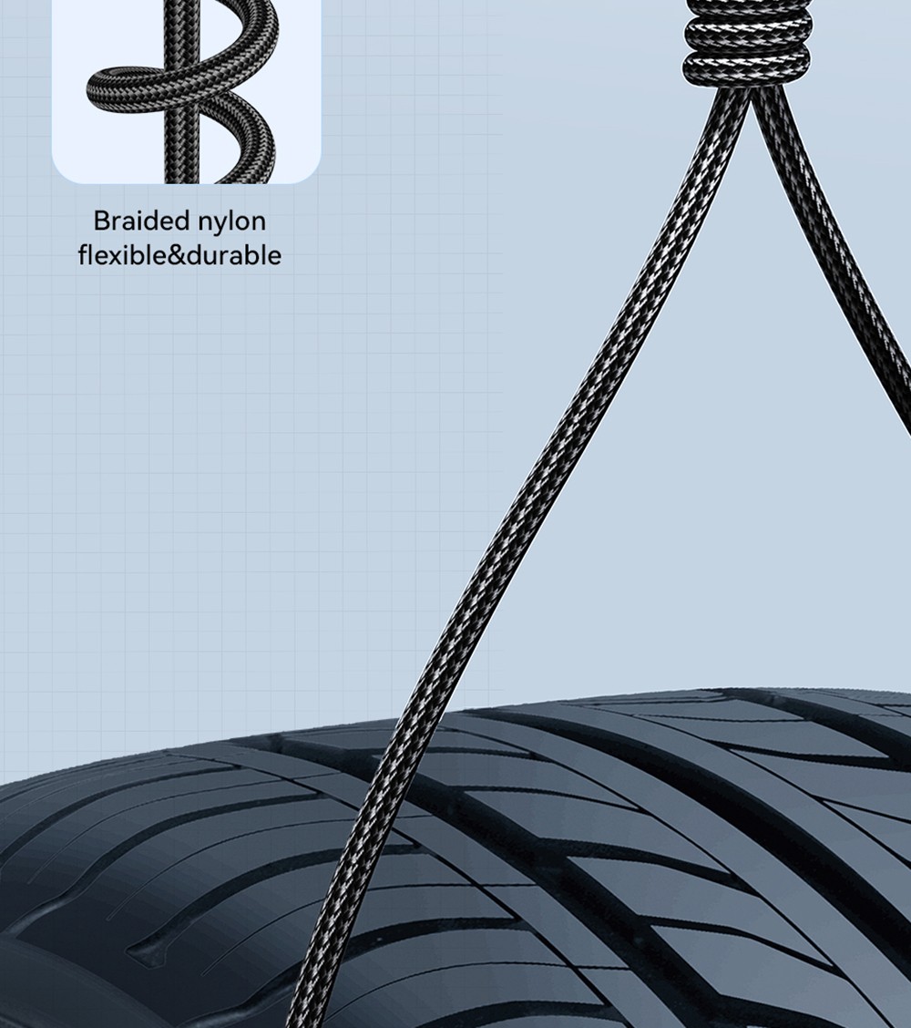 ESSAGER EXC3T-LS01-P 3 in 1 USB A to USB C Lightning Micro Charging Cable