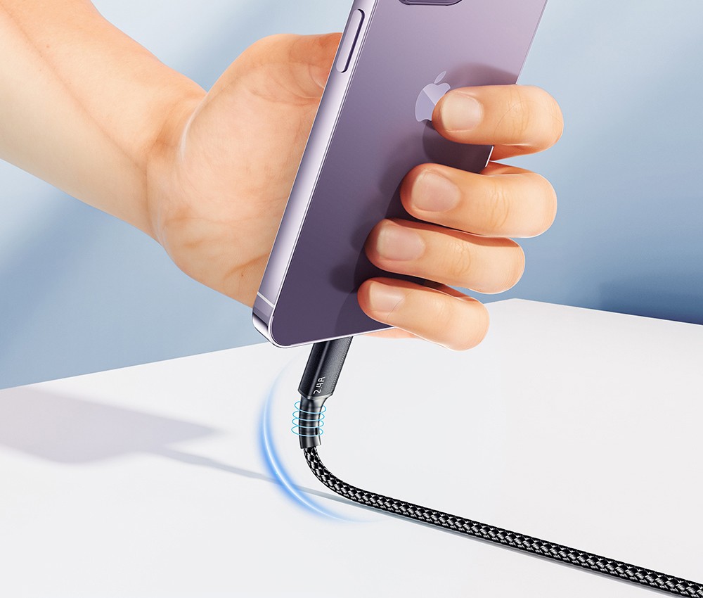 ESSAGER EXCMTL-JJ03-P 100W 3 in 1 USB Data Cable - Blue