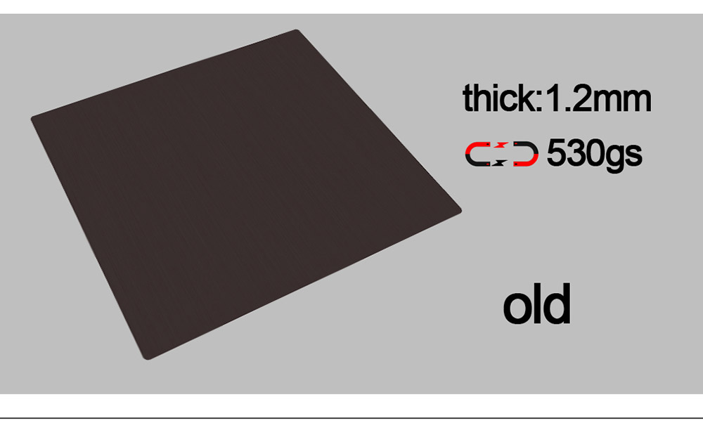 FYSETC 1.5mm Thickness 377x370mm Hard Surface Magnetic Sticker for 3D Printer Steel Sheet