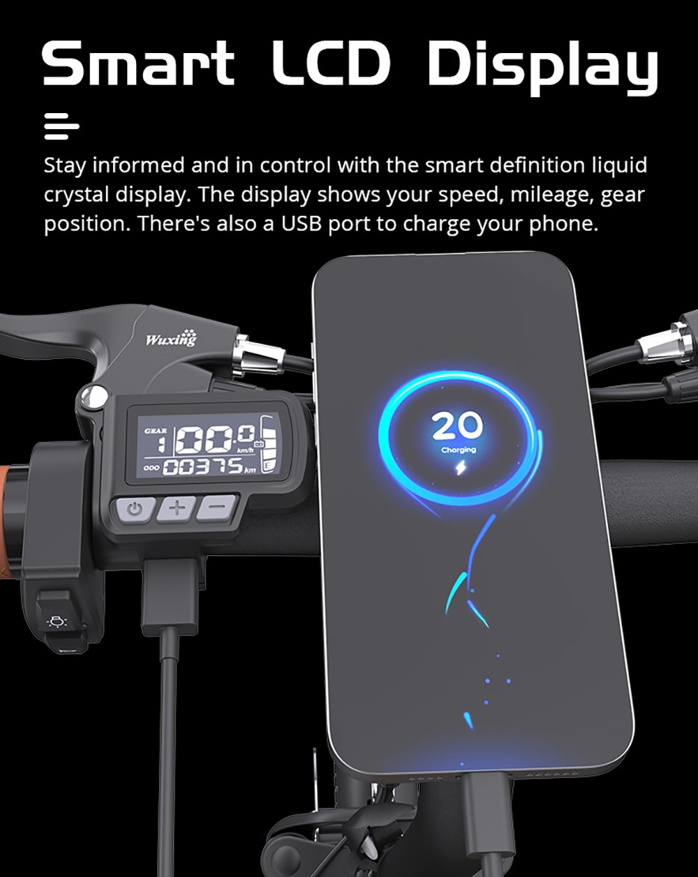 Niubility B16S Electric Bike, 350W Motor, 36V 14.5AH Battery, 16*2.125 Inches Tires, 30km/h Max Speed, 60km Range, Front & Rear Disc Brakes, LCD Display