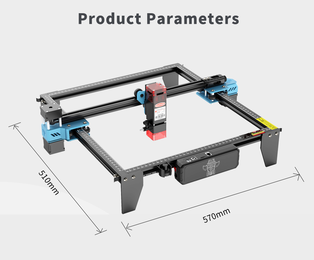 TWO TREES TTS 10 Pro 10W Laser Engraver Cutter Australia