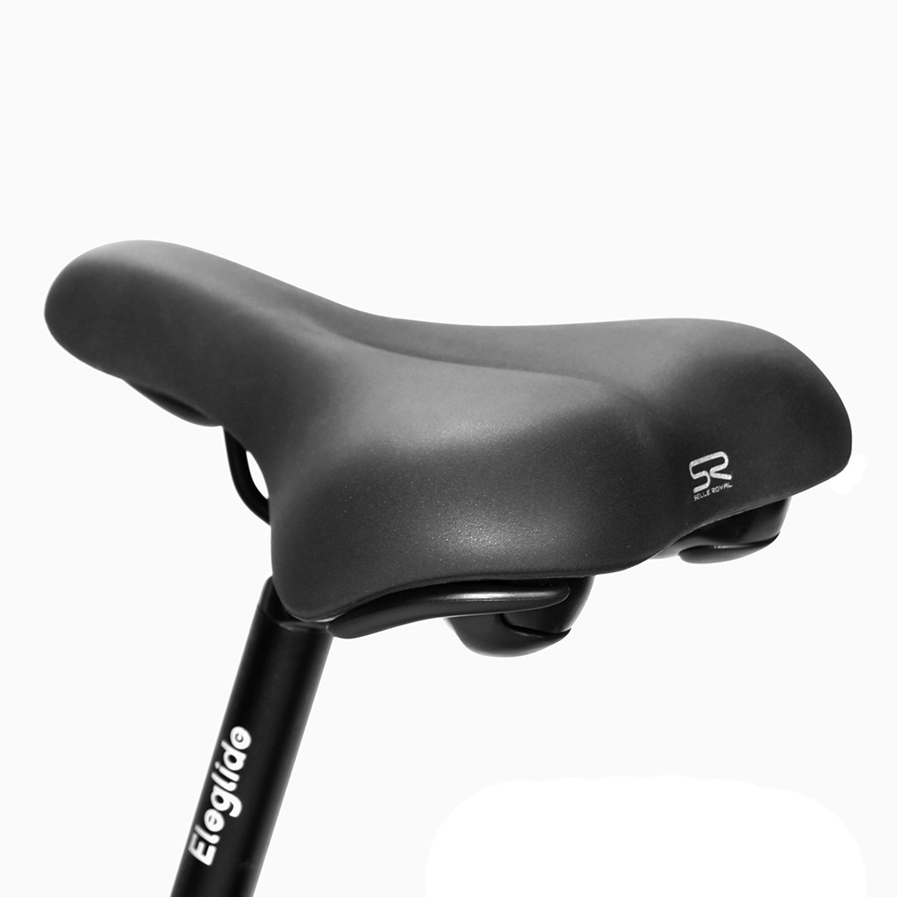 Eleglide T1 Step-Thru Electric Trekking Bike 27.5 Inch CST Tires 36V 13Ah Battery 250W Brushless Motor 25Km/h Shimano 7 Gears 100km Max Range IPX4 Waterproof 120kg Max Load Dual Disk Brakes - Grey