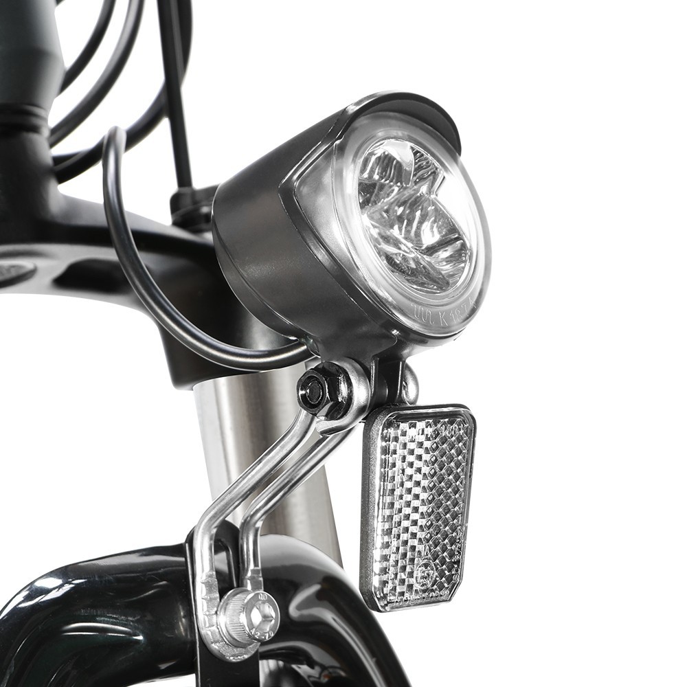 Eleglide T1 Step-Thru Electric Trekking Bike 27.5 Inch CST Tires 36V 13Ah Battery 250W Brushless Motor 25Km/h Shimano 7 Gears 100km Max Range IPX4 Waterproof 120kg Max Load Dual Disk Brakes - Grey