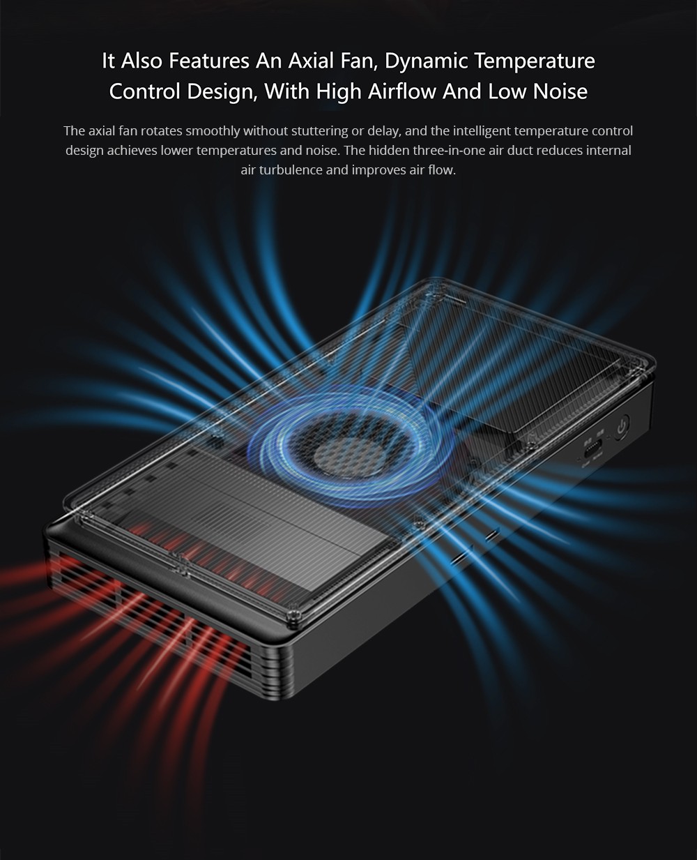 GPD G1 Graphics Card Expansion Dock, AMD Radeon RX 7600M XT Graphics, 8GB GDDR6 RAM, 128bit, 1*Oculink 1*USB 4.0 1*HDMI 2.1 2*DP 1.4a 3*USB 3.2 1*SD 4.0, TGP Toggle Key - US Plug