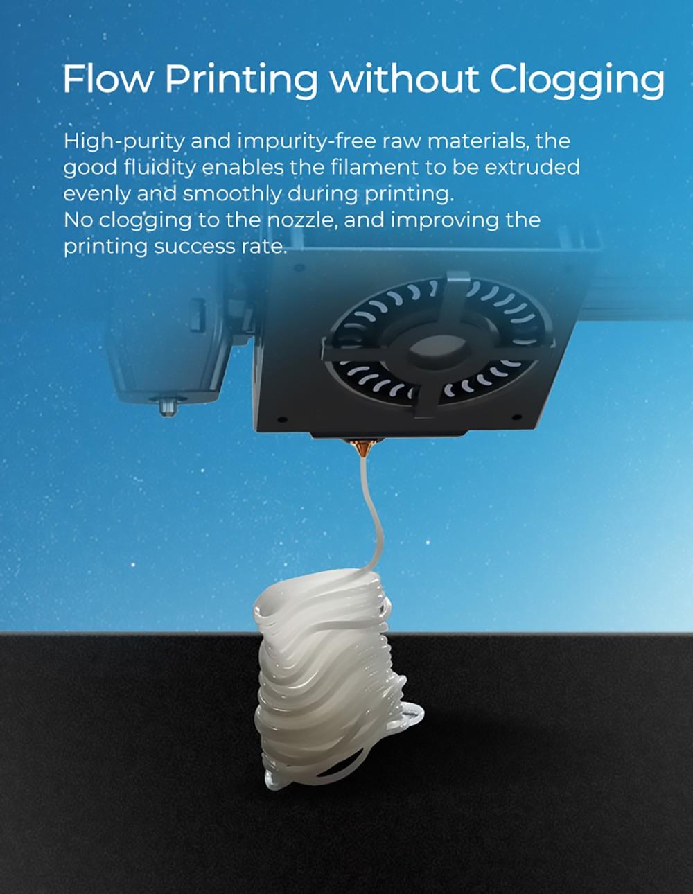 3kg Creality Ender-PLA Pro (PLA+) Filament - (1kg Green + 1kg Beige + 1kg Black)