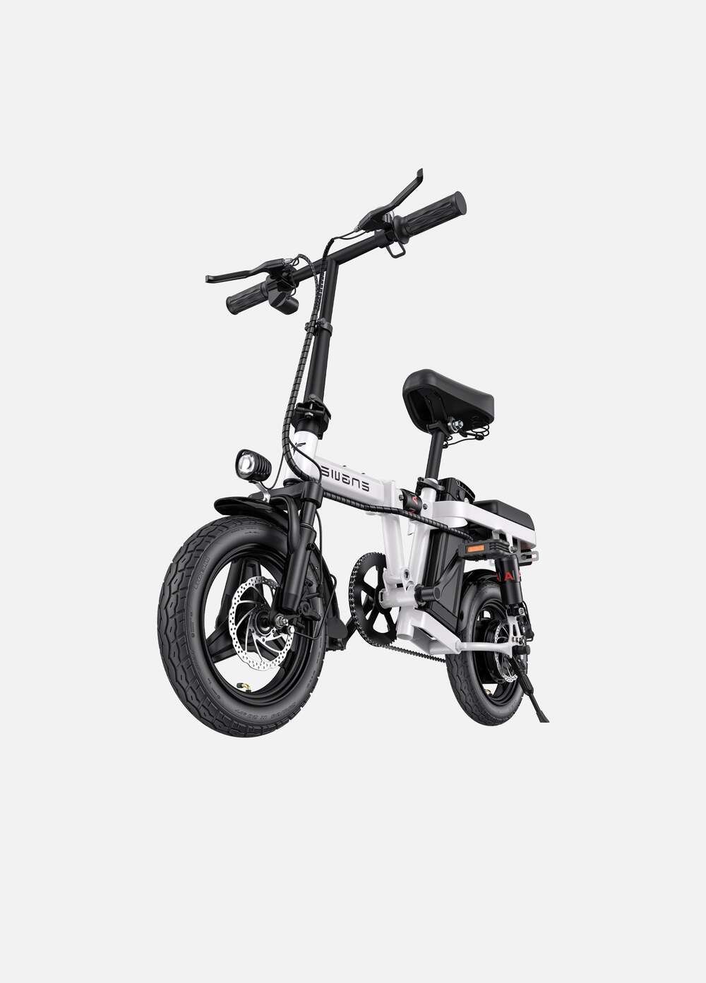 ENGWE T14 14 Inch Folding Electric Bike 250W Mini Electric Bike 25km/h City Commuter 48V 10AH Removable Lithium Battery Portable and Easy to Store - Grey