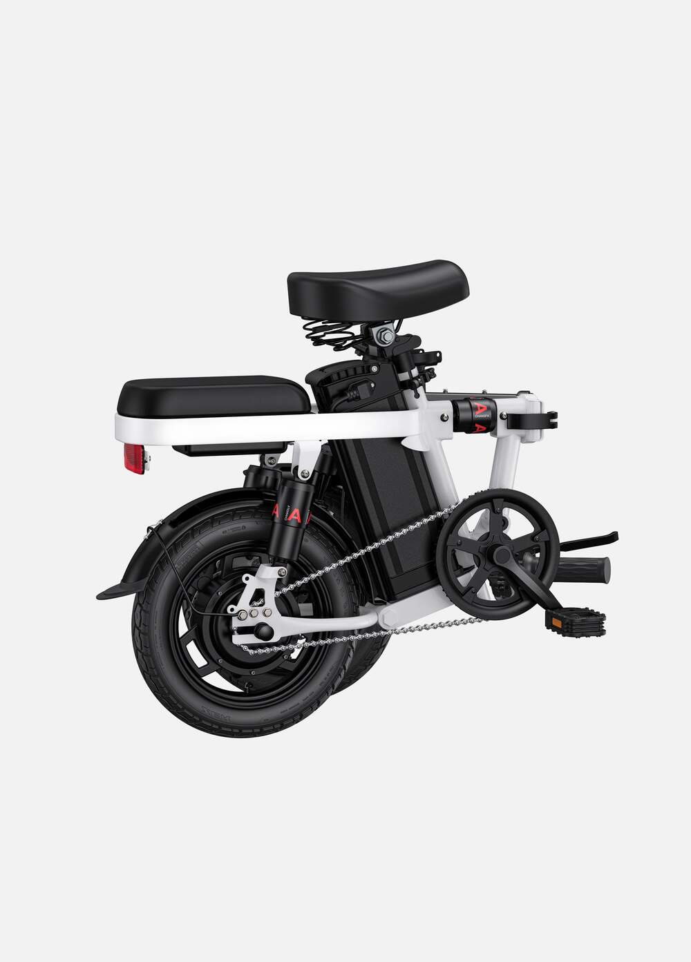 ENGWE T14 14 Inch Folding Electric Bike 250W Mini Electric Bike 25km/h City Commuter 48V 10AH Removable Lithium Battery Portable and Easy to Store - Grey