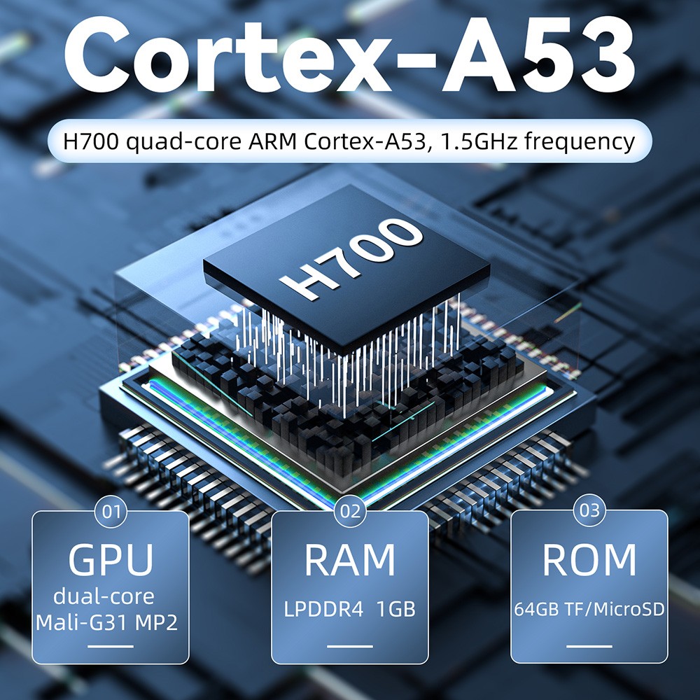 ANBERNIC RG28XX Game Console, 2.83-inch IPS Screen, 64GB TF Card, 5000+ Games Preinstalled, Multimedia Applications, 8 Hours of Playtime, HDMI Output - Beige White