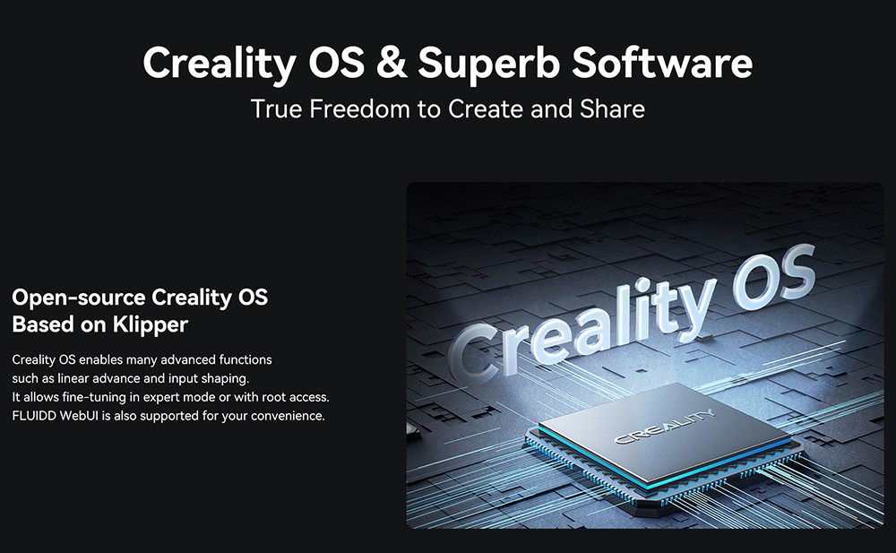 Creality Ender-3 V3 Plus 3D Printer, CoreXZ for 600mm/s Speed, Y-axis Dual Motors & Support Rods, Quick-swap Tri-metal Nozzle, Dual Cooling Fans, 300x300x330mm - EU Plug