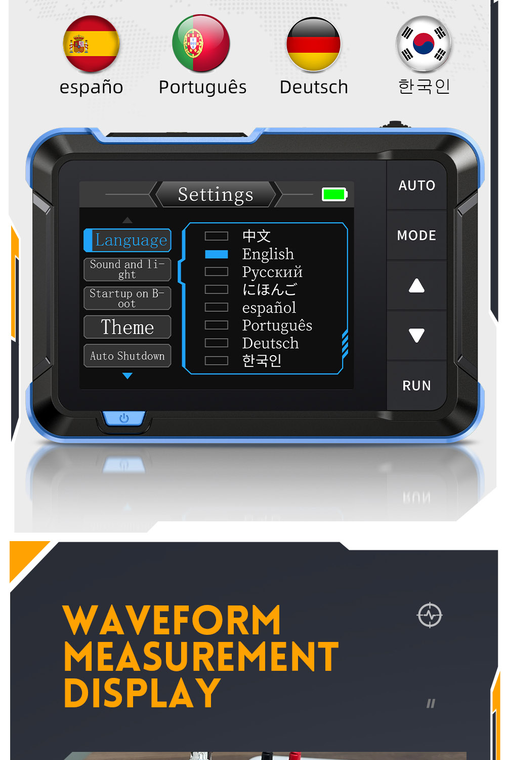 FNIRSI DSO153 Digital Oscilloscope, 2.8inch Screen, Automatic Adjustment, 1000mAh Lithium Battery, 1KHz Calibration Square Wave, 1Mhz Bandwidth, 5MS/s Sample Rate, Standard Version