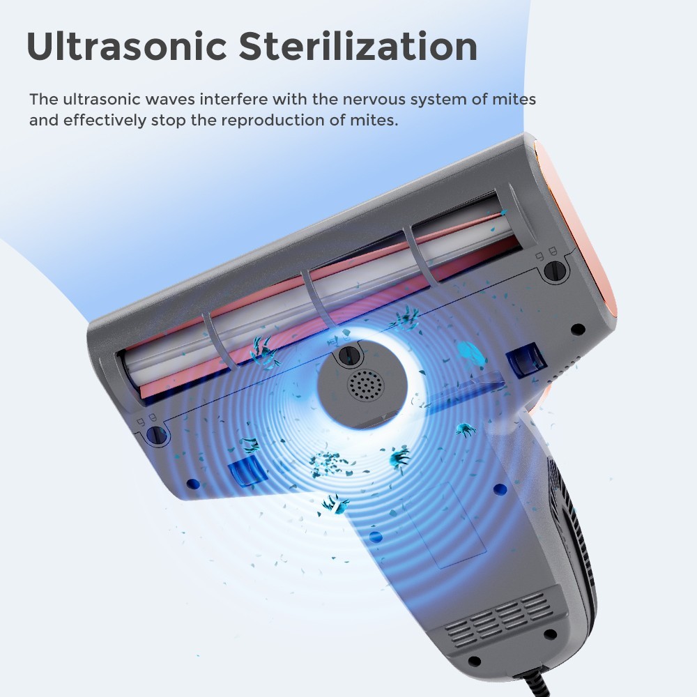 Refurbished JIGOO S300 Pro Dual-Cup Smart Mite Cleaner with Dust Mite Sensor