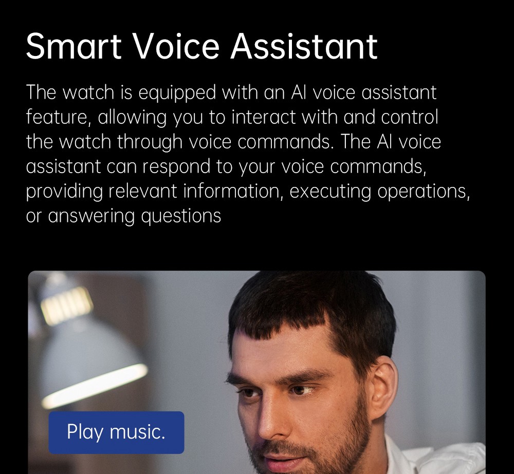 KUMI GW5 Pro Smartwatch Health Tracker, 1.43'' Touch Screen, 100+ Sport Modes, IP68 Waterproof - Silver