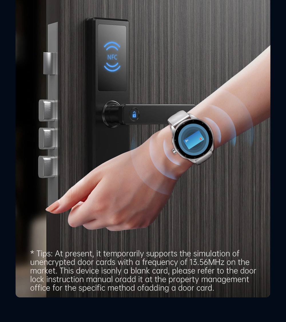 KUMI GW5 Pro Smartwatch Health Tracker, 1.43'' Touch Screen, 100+ Sport Modes, IP68 Waterproof - Silver