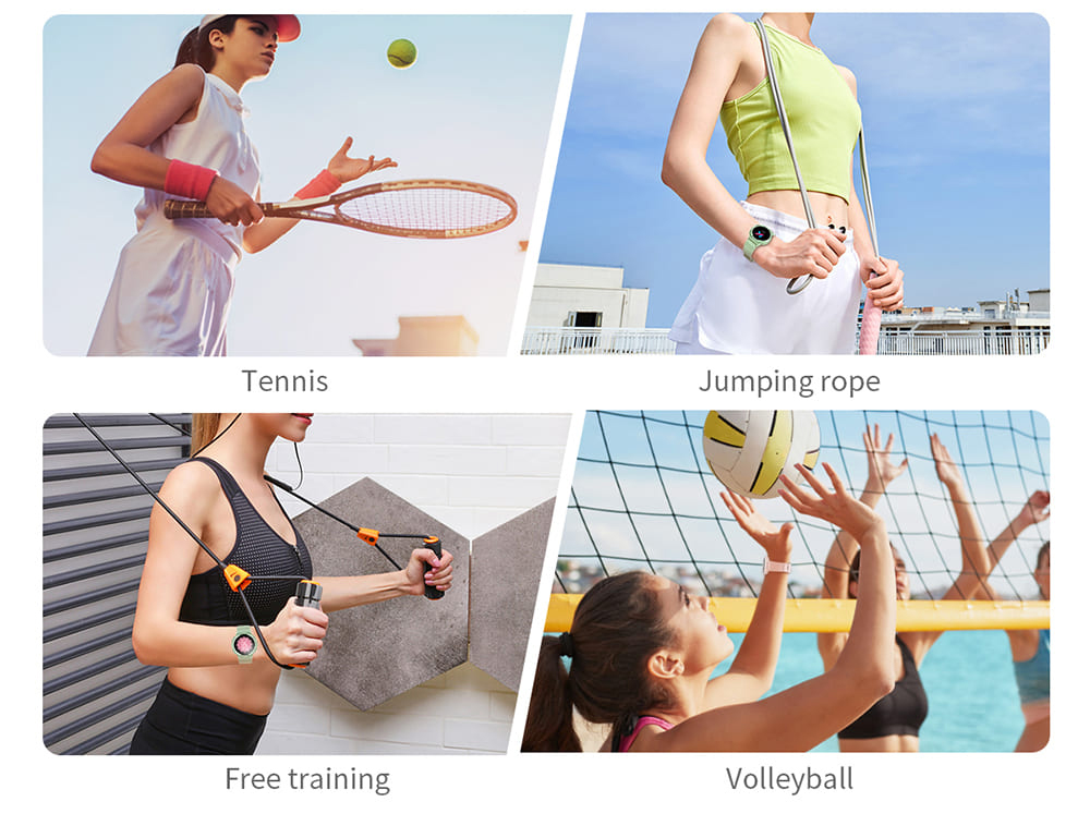 KUMI K6 Smartwatch, 1.3-inch AMOLED Screen, 100+ Sport Modes, 24-hour Health Monitoring, Bluetooth Calling - Green