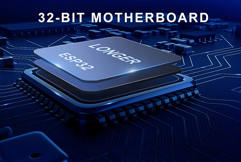 LONGER RAY5 10W Laser Engraver, 0.06x0.06mm Spot, 3.5'' Touch Screen & Offline Carving, 32-Bit Chipset, WiFi Connection, 10000mm/min Max Speed, 400mmx400mm