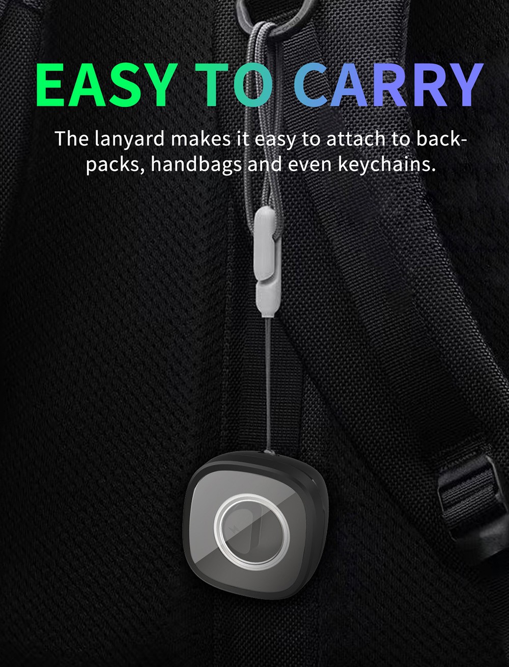 R8 Smart Ring Health Tracker, Heart Rate Body Blood Oxygen Sleep Monitoring, IP68 Waterproof - Black, XL