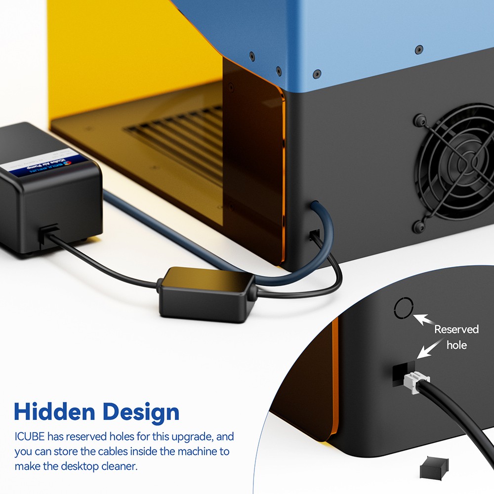 SCULPFUN iCube Laser Engraver Air Pump Honeycomb Panel Kit