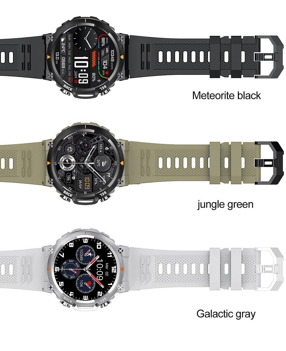 SENBONO MAX18 Smartwatch Health Monitoring Sport Watch, 1.43-inch AMOLED Screen, Al GPT Assistant, Gesture Operation, 3ATM waterproof, 410mAh Battery