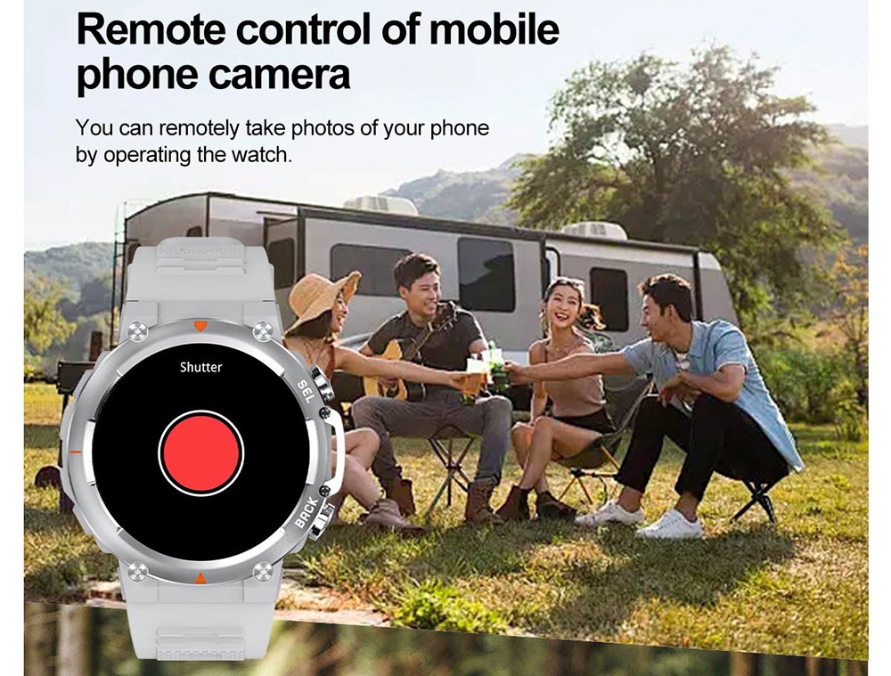 SENBONO MAX18 Smartwatch Health Monitoring Sport Watch, 1.43-inch AMOLED Screen, Al GPT Assistant, Gesture Operation, 3ATM waterproof, 410mAh Battery