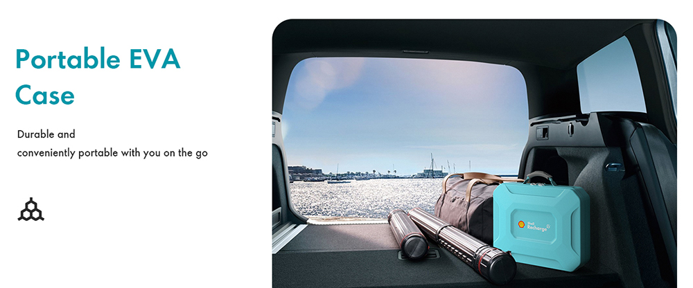 Shell 40A Level 2 EV Charger, ETL Certified, Adjustable Current, 9.6kW Power, IP66 Waterproof, with 25ft Cable, for J1772 Electric Cars