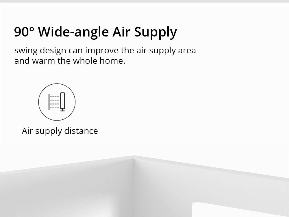 Refurbished SmartMi 2000W 90 Smart Air Heater Quiet & Efficient Fast Heat Warmer Work with Xiaomi Mijia APP