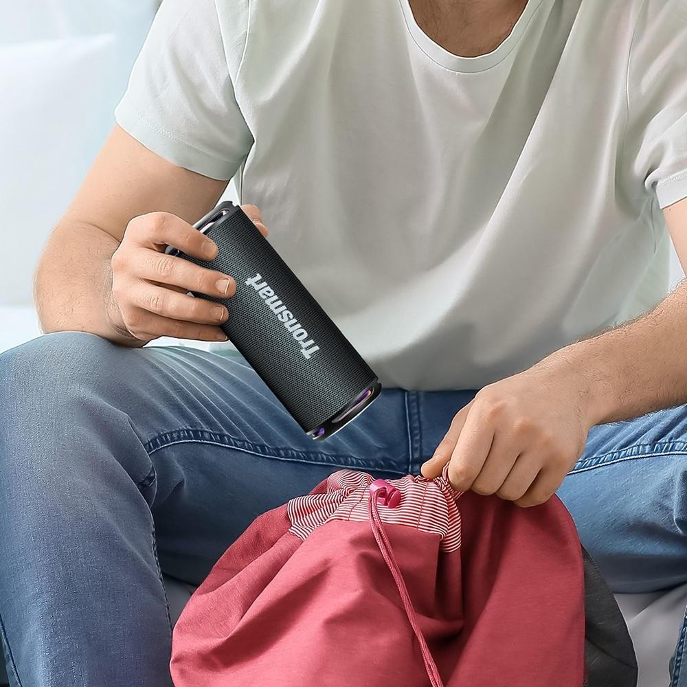 Refurbished Tronsmart T7 Lite 24W IPX7 Portable Bluetooth Speaker - Black