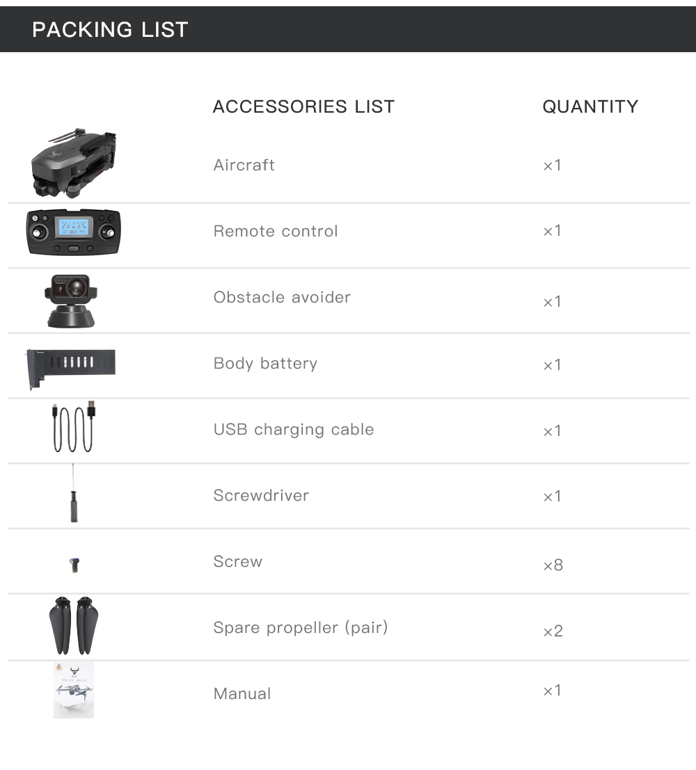 ZLL SG906 MAX Beast 3 RC Drone, 360° Automatic Obstacle Avoidance, 3-axis Mechanical Gimbal, EIS Anti-shake, 4K Cameras, GPS Positioning - 2 Batteries