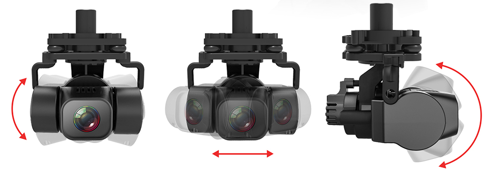 ZLL SG906 MAX Beast 3 RC Drone, 360° Automatic Obstacle Avoidance, 3-axis Mechanical Gimbal, EIS Anti-shake, 4K Cameras, GPS Positioning - 2 Batteries