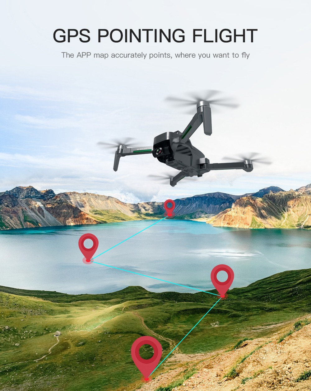 ZLL SG906 MAX Beast 3 RC Drone, 360° Automatic Obstacle Avoidance, 3-axis Mechanical Gimbal, EIS Anti-shake, 4K Cameras, GPS Positioning - 3 Batteries