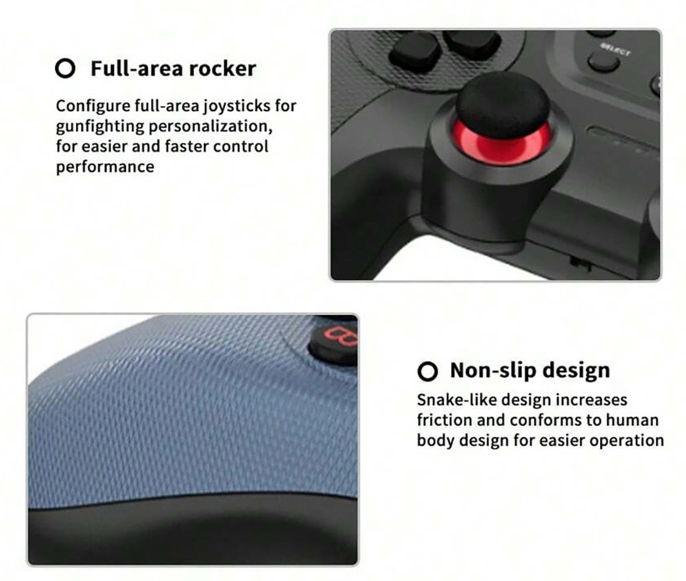 2.4G Wireless Game Controller with USB Type-C Converter for Anbernic Game Consoles, Android TV Box, PS3, Smartphone, PC, Steam