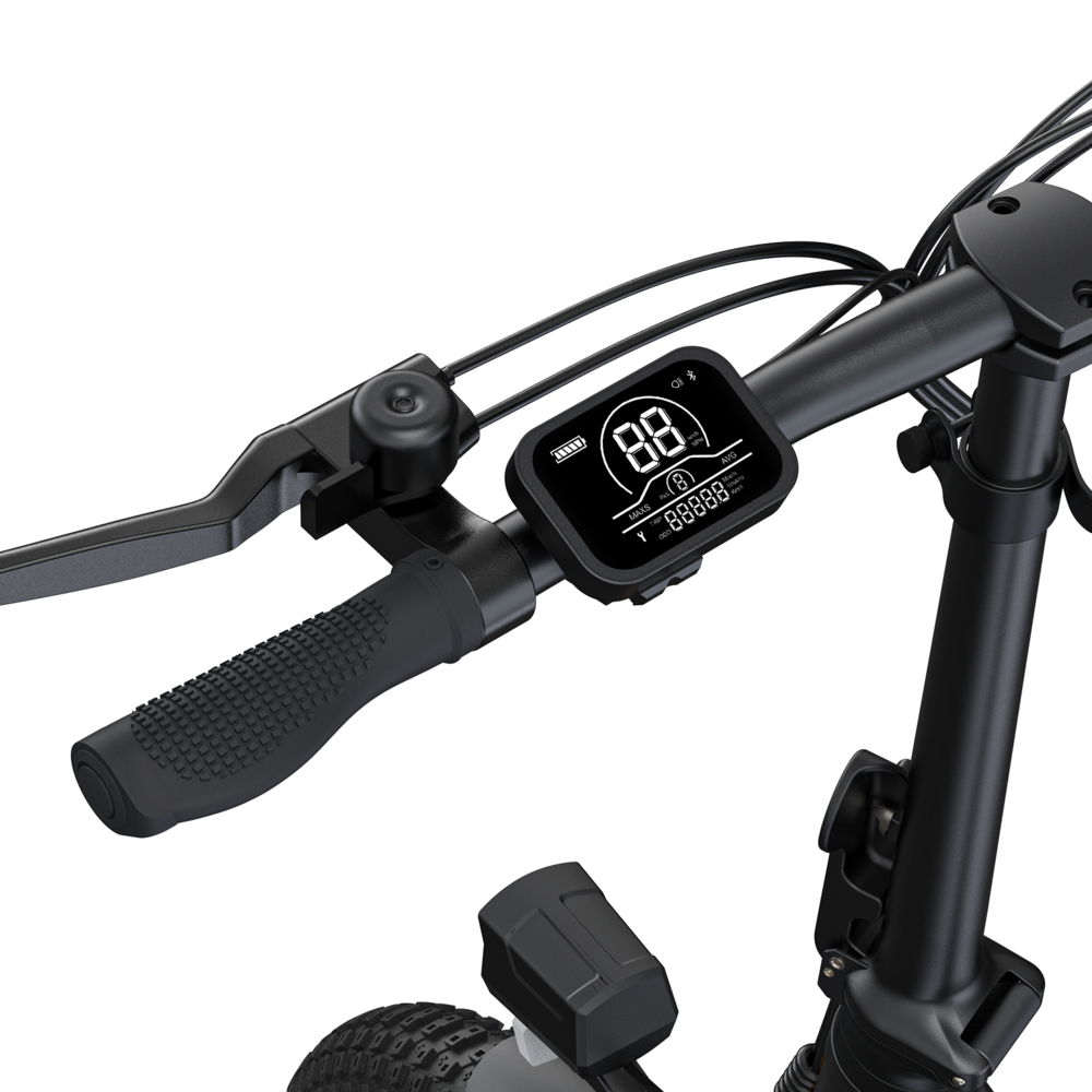 ENGWE P1 Összecsukható elektromos kerékpár 20*2,3 hüvelyk széles gumiabroncsok 250 W-os motor 36 V 13 Ah akkumulátor 25 km/h, dupla tárcsafék alumínium ötvözet karosszéria Shimano 7 sebességfokozat Max. 100 km-es hatótávolság IP54 vízálló - ezüst