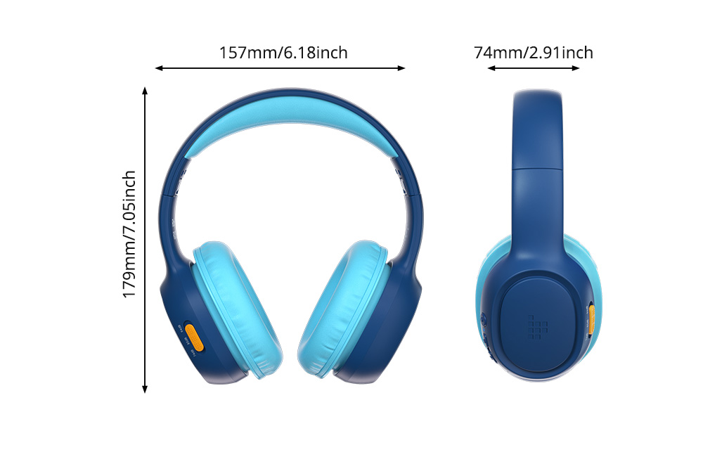 Tronsmart KH02 Wireless Kids Headphones - Blue