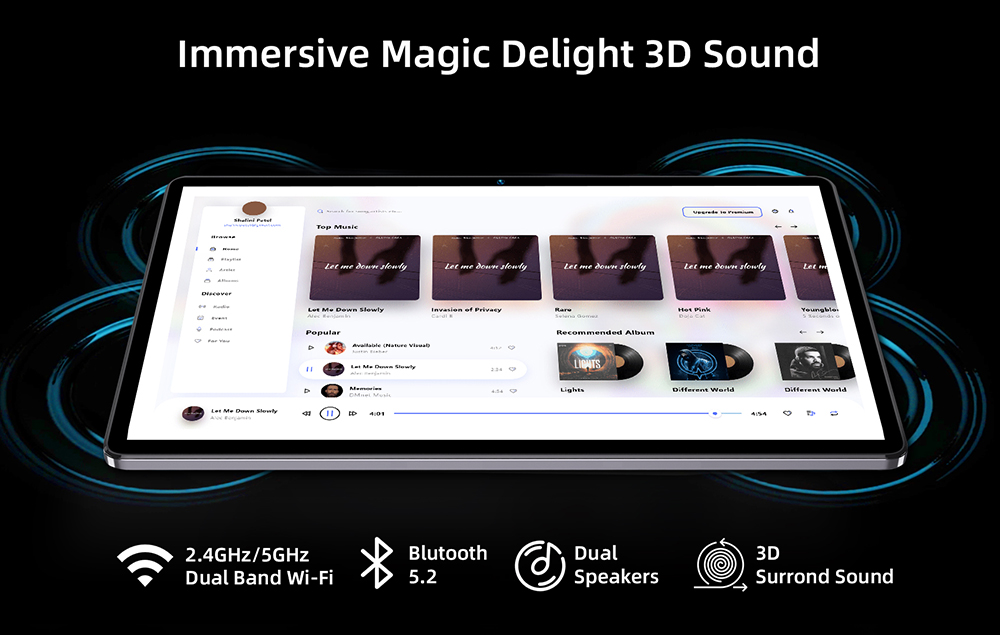 BMAX I11 Power Android 14 4G Tablet, 11'' 2000*1200 IPS Touchscreen, MediaTek Helio G99 8 Cores Max 2.2GHz, 20GB RAM (8GB +12GB Expansion) 256GB ROM, 2.4/5GHz WiFi Bluetooth 5.2, 8000mAh Battery 18W Fast Charging, GPS/Galileo/GLONASS/BDS