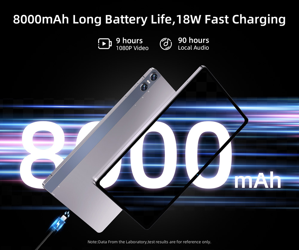 BMAX I11 Power Android 14 4G Tablet, 11'' 2000*1200 IPS Touchscreen, MediaTek Helio G99 8 Cores Max 2.2GHz, 20GB RAM (8GB +12GB Expansion) 256GB ROM, 2.4/5GHz WiFi Bluetooth 5.2, 8000mAh Battery 18W Fast Charging, GPS/Galileo/GLONASS/BDS