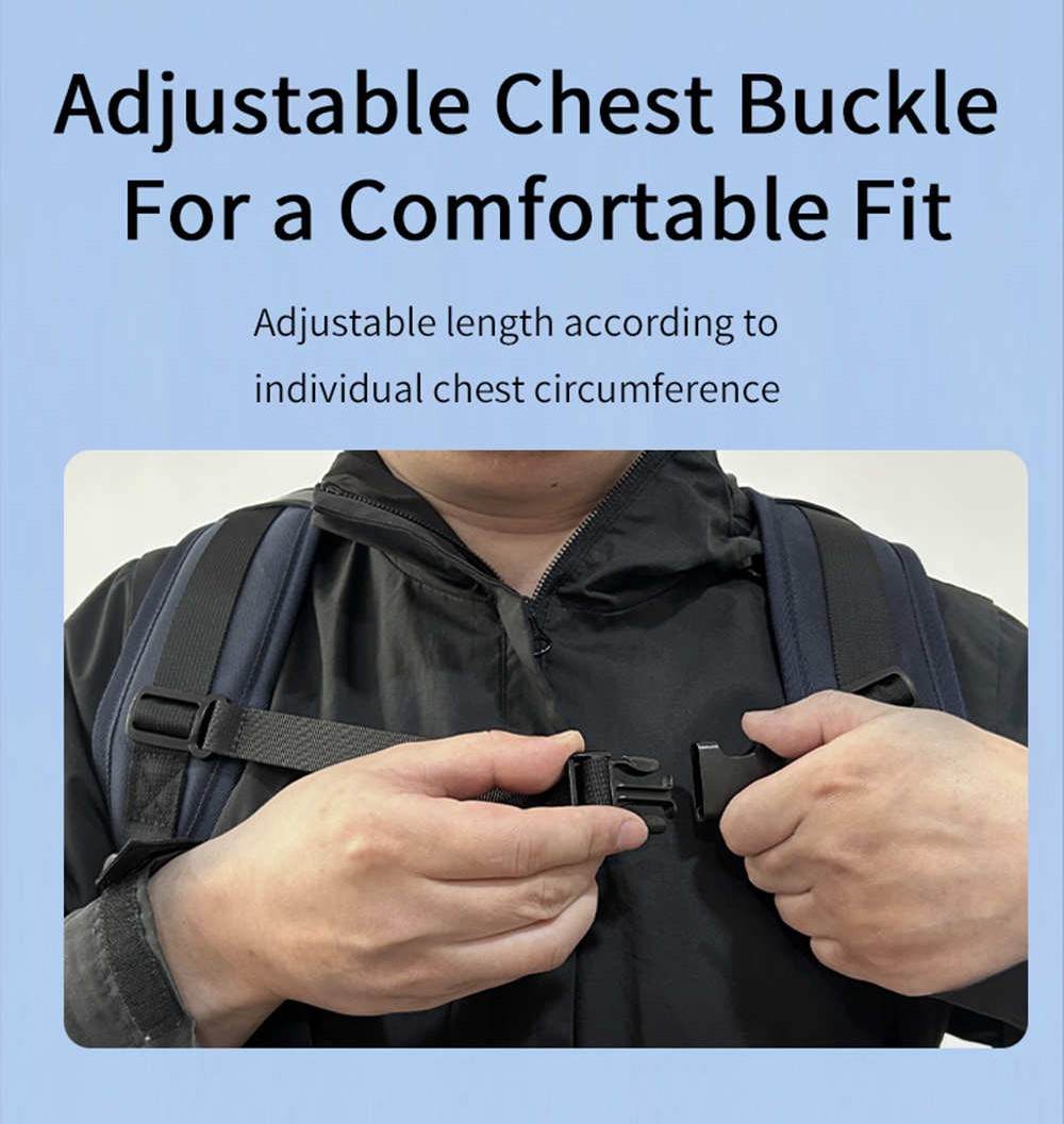 Cooling Air Conditioning Backpack - Navy Blue