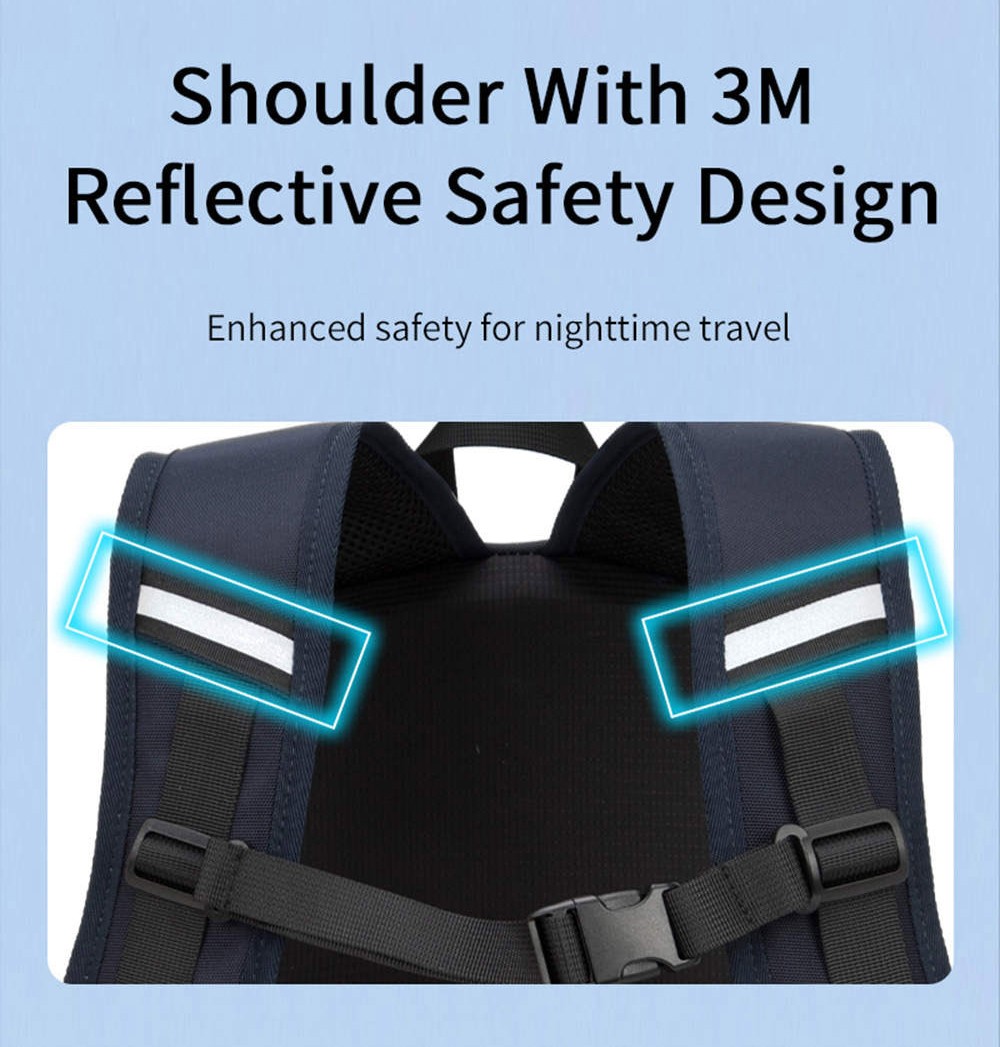 Cooling Air Conditioning Backpack - Navy Blue