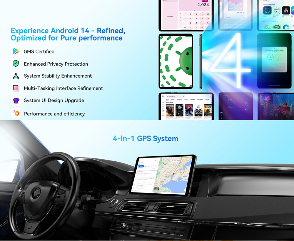 (Free Case & Keyboard) Headwolf FPad5 Android 14 Tablet, 8.4-inch 1920*1200 IPS Screen, Helio G99 8 Core Max 2.2GHz, 8GB RAM 128GB ROM, 2.4G/5G WiFi Bluetooth 5.0 Dual 4G LTE, 13MP+8MP Camera, Face Unlock, 5500mAh Battery, Widevine L1