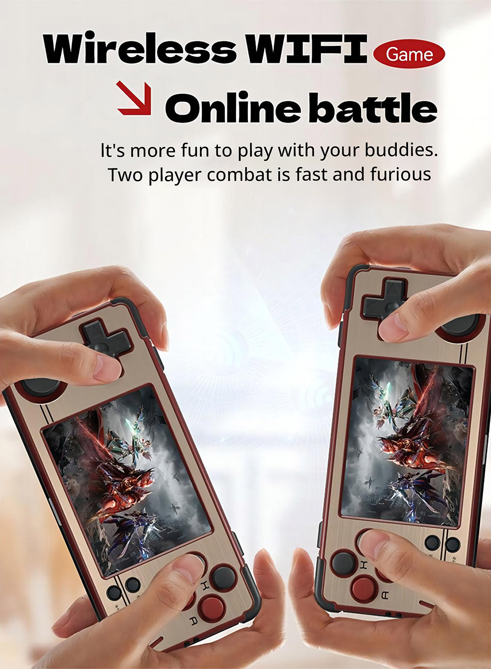 MIYOO A30 Game Console 64GB, 2.8-inch IPS Screen, 2600mAh Battery, Linux System, 2.4G WiFi - Black Grey