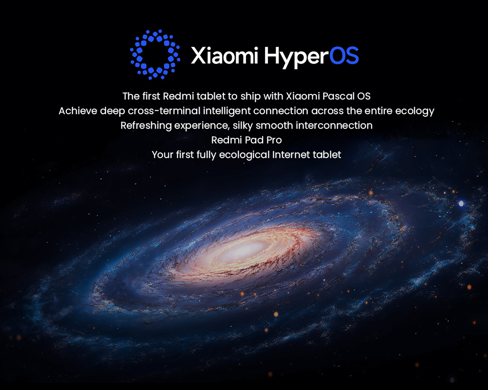 Redmi Pad Pro Tablet (CN Version), 12.1-inch 2560*1600 120Hz Screen, Snapdragon 7S 8 Cores 2.4GHz, 8GB RAM 256GB ROM, WiFi 6 Bluetooth 5.2, 10000mAh Battery 33W Fast Charging, Android 14, 8MP+8MP Camera, Dolby Vision & Dolby Atmos - Grey
