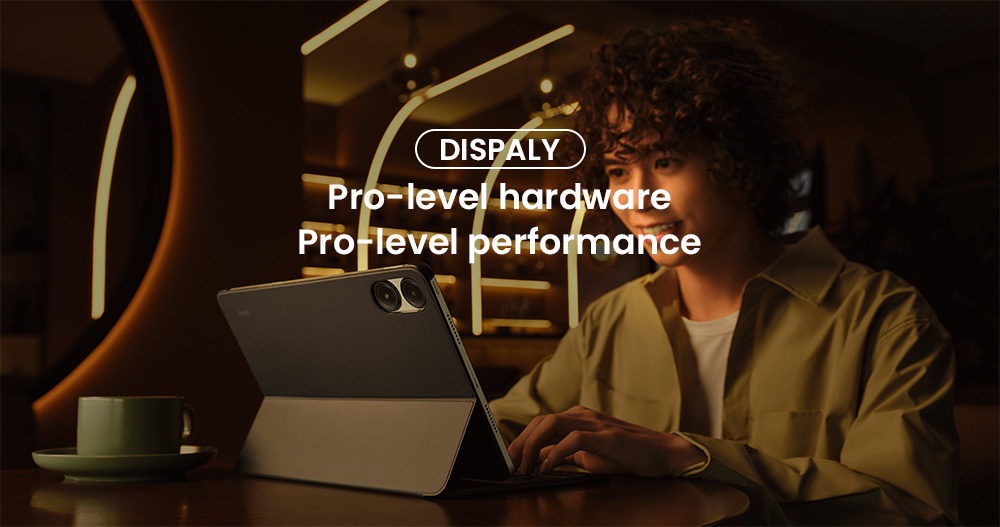 Redmi Pad Pro Tablet (CN Version) Keyboard Set, 12.1-inch 2560*1600 120Hz Screen, Snapdragon 7S 8 Cores 2.4GHz, 6GB RAM 128GB ROM, WiFi 6 Bluetooth5.2, 10000mAh Battery 33W Fast Charging, Android 14, 8MP+8MP Camera, Dolby Vision & Dolby Atmos - Grey